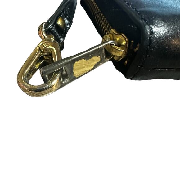 Fossil zip around leather wallet multiple card slots black - Picture 7 of 12